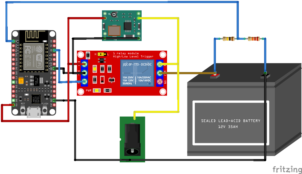 esp8266 şarj akü kontrol esp8266 şarj akü kontrol